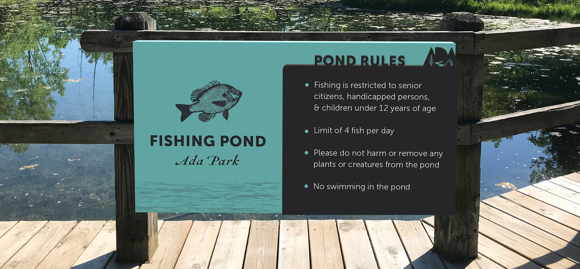 park entry sign